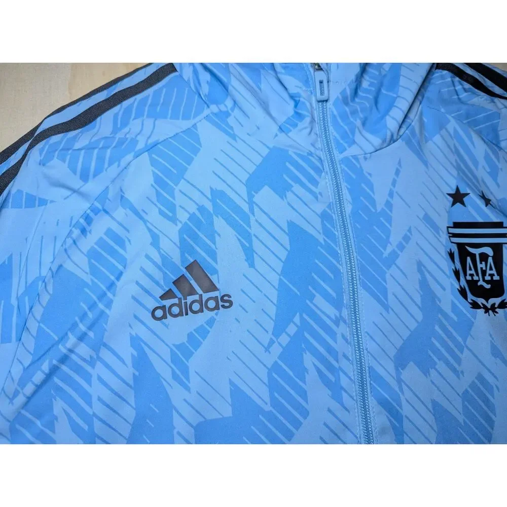 Adidas Men's XL Argentina World Cup Windbreaker Track Training Jacket Soccer